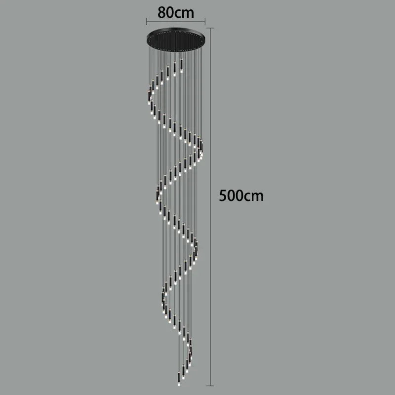 Sixty eight light version drawn with an 80 cm plate and a 500 cm drop