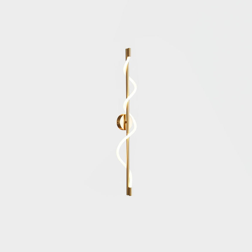The brass version with its spiral band, seen on a pale background