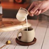 Hana Zen Ceramic Coffee Cup Set for dining table setting - OpalDwell