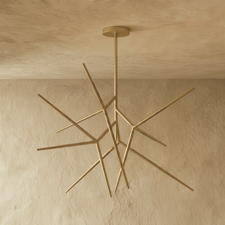 The gold fitting turned on its axis so the arms cross at different depths
