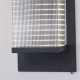 Close view of the lit ribs and the bottom ledge of the frame