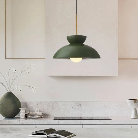 Resin Pendant Light Ambient Lighting View - OroDwell