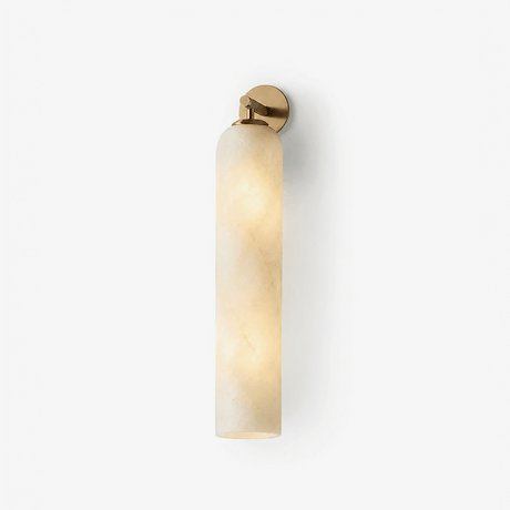 The gold version with its stone column, seen on a white background