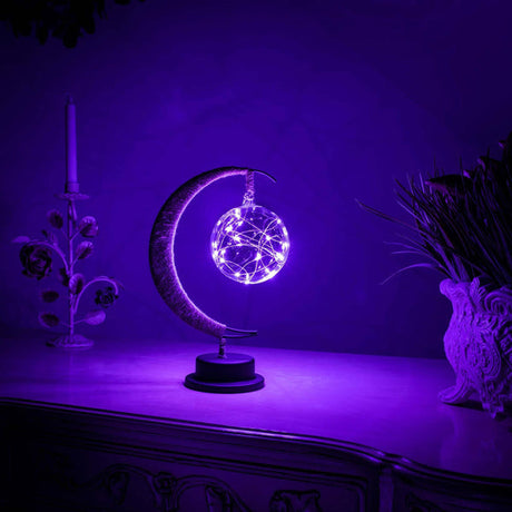 Enchanted Moon Glass Pendant Light – moon design – view 15 | OroDwell