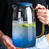 Glass pitcher set for everyday kitchen use