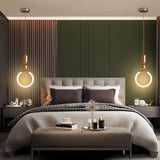 Metal Pendant Light Silhouette Detail View - OroDwell
