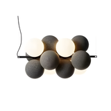 Virelle Geometric Sphere Chandelier - Entryway Lighting Accent