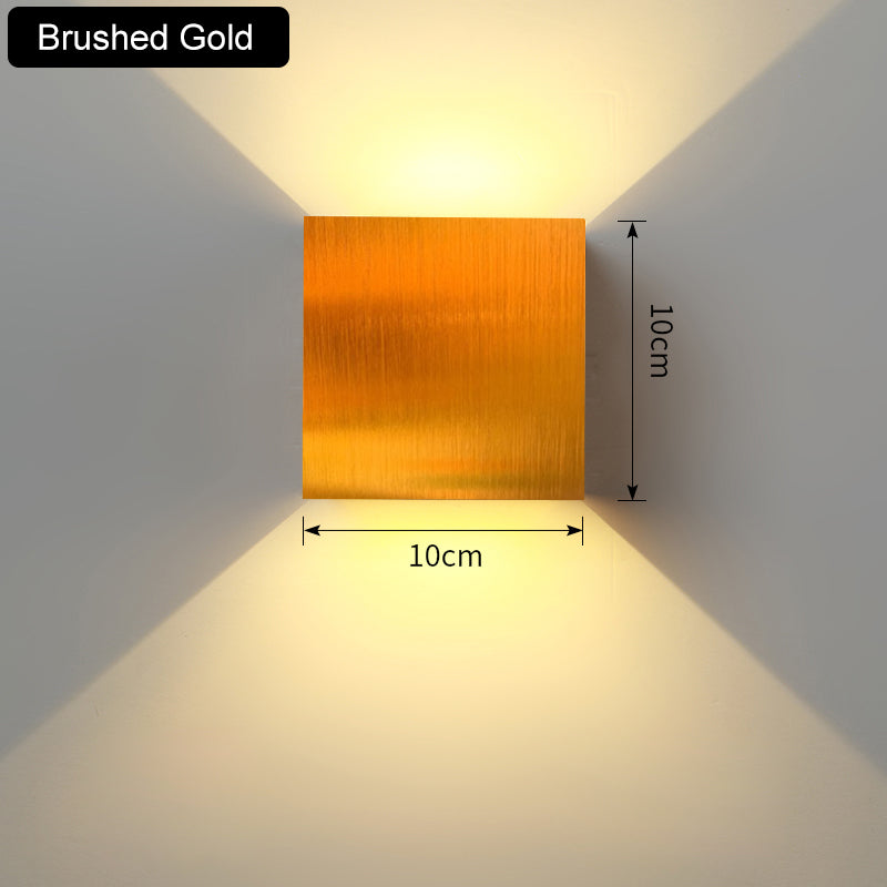 Warm glow wall lamp for living room