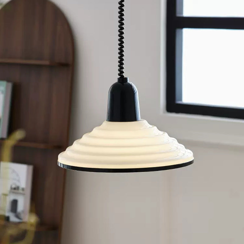 Cream Glass Chandelier For Dining Room - OroDwell