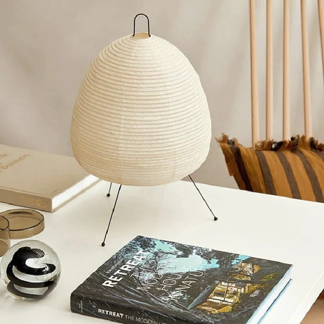 Lumisora Rice Paper Floor Lamp for Bedroom