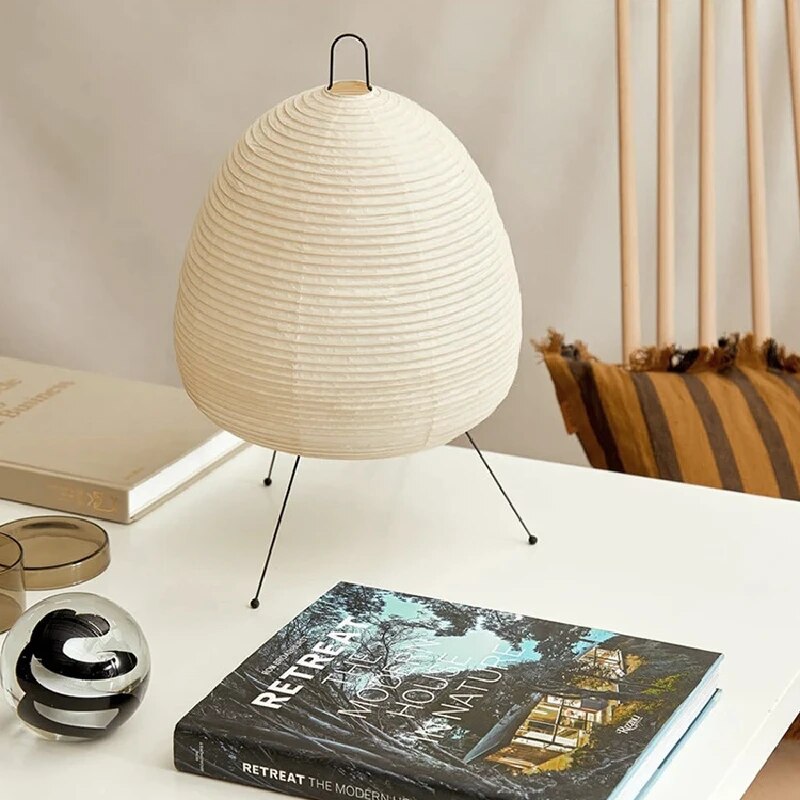 Lumisora Rice Paper Floor Lamp for Bedroom