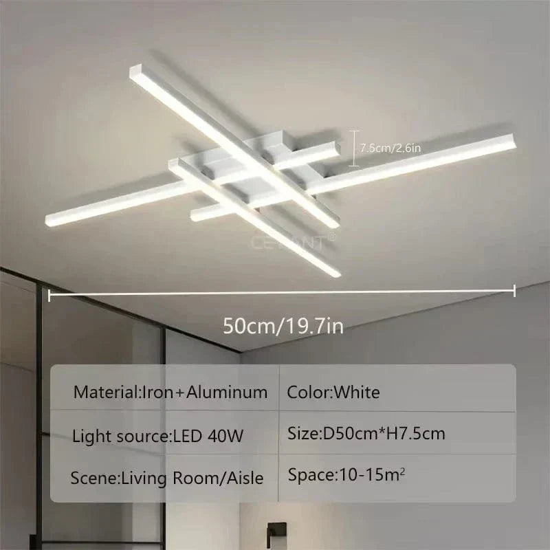 Metal Ceiling Light Energy Efficient Design