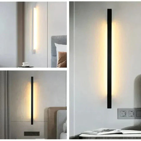 Slim LED Wall Lamp Dimmable Warm White Glow