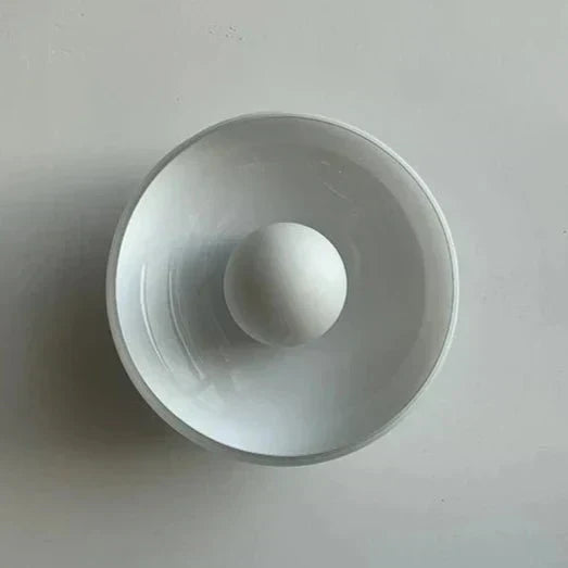 Minimalist glass wall lamp for contemporary home decor