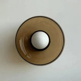 Wall mounted lamp with knob switch control