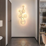 The vertical disc light glowing at the end of a narrow hallway