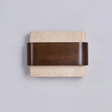 The block seen at an angle showing how shallow it sits on the wall