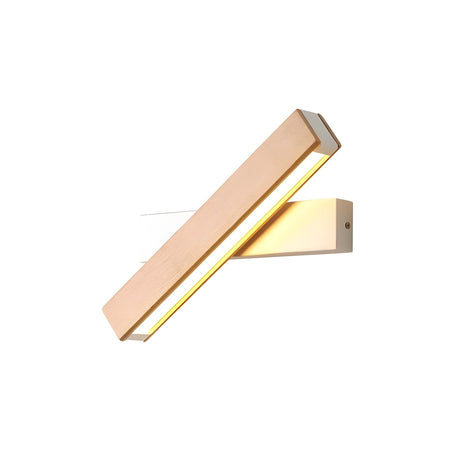 The bar angled the other way so the lit face turns up toward the ceiling