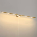The gold rod lit along its length, the wash spreading wide behind it