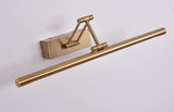 The long reach bracket seen at an angle, a jointed arm carrying the tube forward