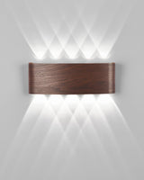 Warm glow wall sconce for living room