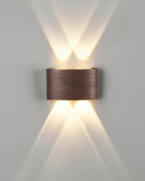 Warm glow wall sconce for entryway
