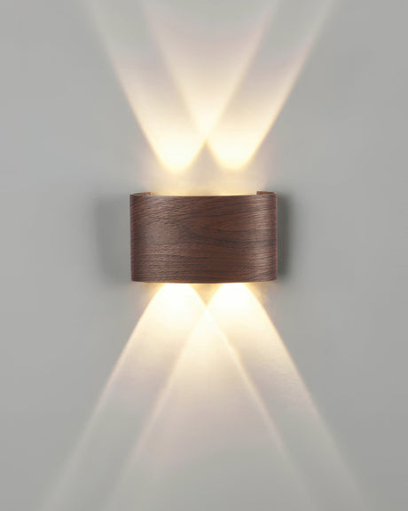 Warm glow wall sconce for entryway