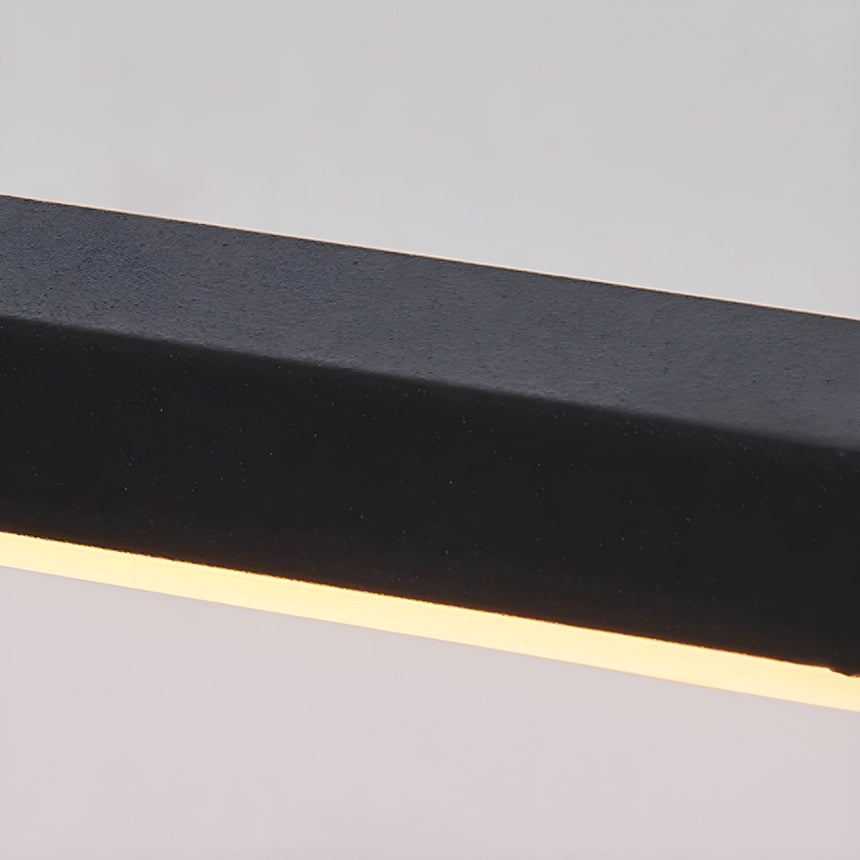 Close view of the flat black section, the diffuser running along the lower edge