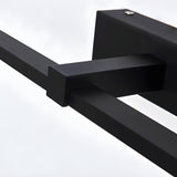 Close view of the offset block where the bar meets the wall plate