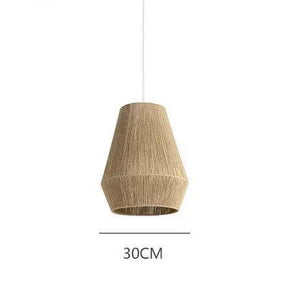 Dimension card for the 30 cm wicker dome in the natural finish