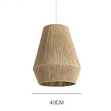 Dimension card for the 40 cm wicker dome in the natural finish