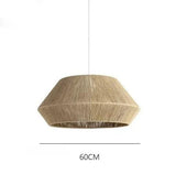 Dimension card for the 60 cm wicker dome in the natural finish