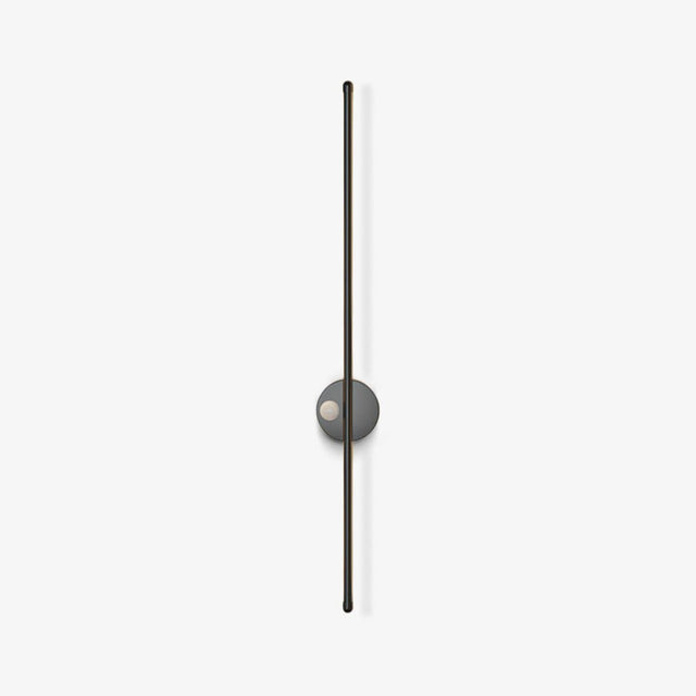 A slim black rod on a round hub, standing vertical and switched off
