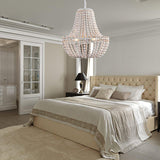 Rustic chandelier in metal