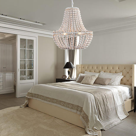 Rustic chandelier in metal
