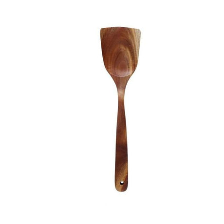 Teak Wood Utensil Set For Rustic Kitchen Decor - OpalDwell