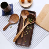 Food-Grade Teak Wood Kitchen Utensil Set For Home Chefs - OpalDwell