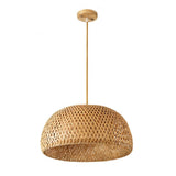 The bowl shape seen alone, wide and shallow with an open woven base