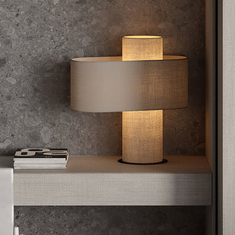 Contemporary Minimalist Table Lamp Lighting Fixture Close-Up | OroDwell