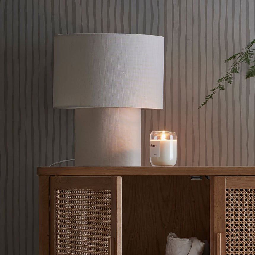 Soft Warm Ambient Glow Table Lamp with Sleek Silhouette | OroDwell