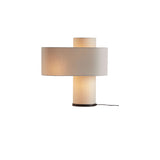 Table Lamp with Polished Metal Finish for Living Room | OroDwell