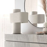 Polished Metal Table Lamp for Living Room Lighting | OroDwell