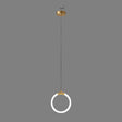 Metal Pendant Light Ambient Lighting View - OroDwell