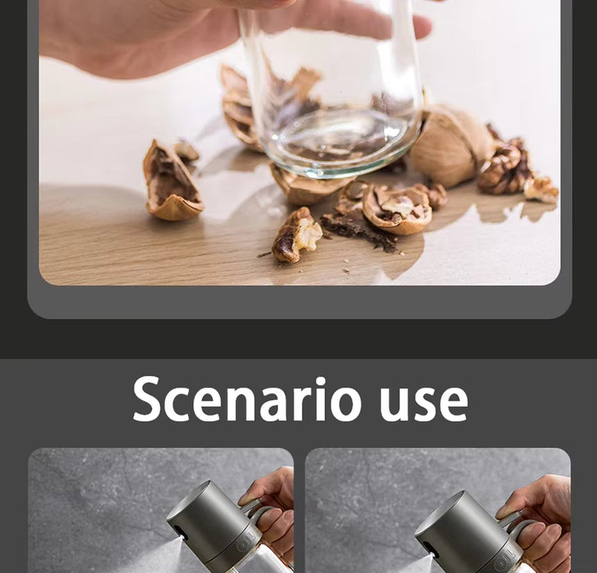 AureaMist Glass Oil Sprayer lifestyle kitchen setting - OpalDwell