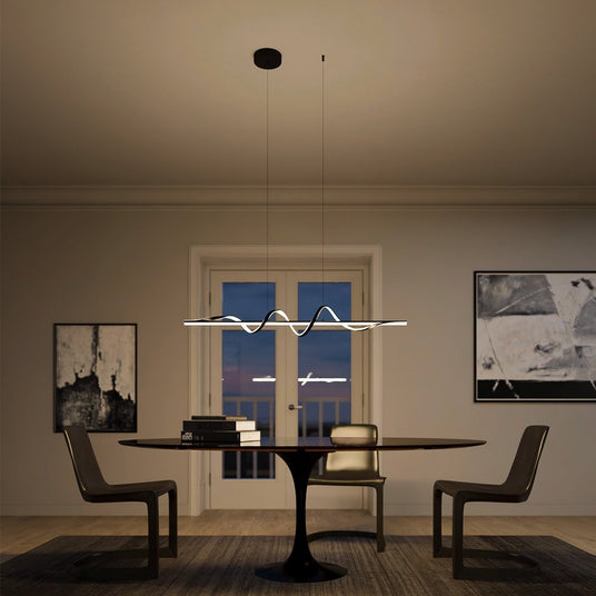 Glass wall lamp for hallway decor
