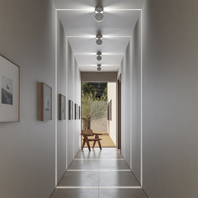 LumenAura Orbit Outdoor LED Wall Light 360 Rotatable