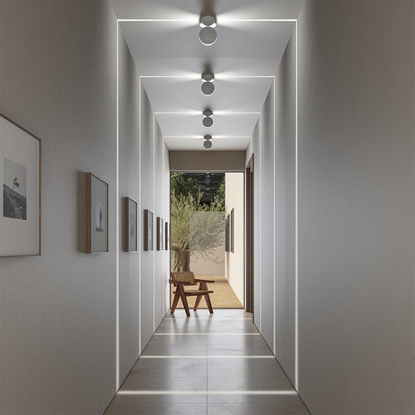 LumenAura Orbit Outdoor LED Wall Light 360 Rotatable