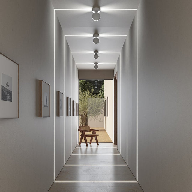 LumenAura Orbit Outdoor LED Wall Light 360 Rotatable