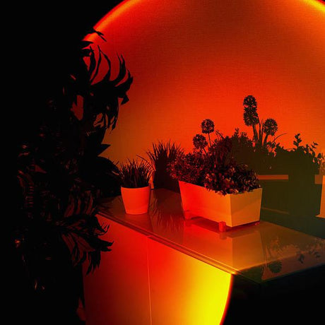 Sunset Projector Lamp Compact Design Close-Up